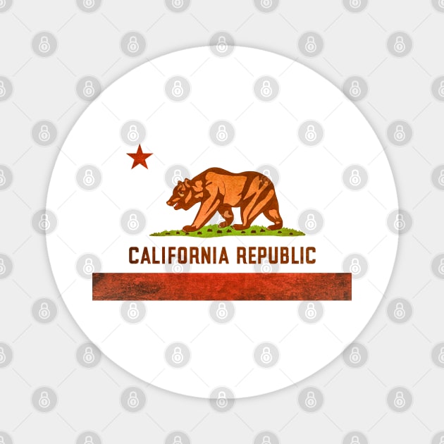 Vintage California Republic State Flag Magnet by koolteas